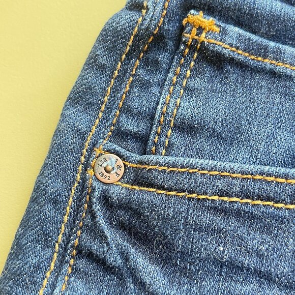 Abercrombie & Fitch Shorts Blue Denim Jean 6 W28 - Picture 5 of 7